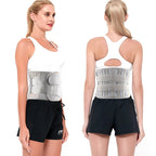 Back Brace for Men Women Lower Back Pain Relief with 6 Stays, Adjustable Back Support Belt for Work, Anti-skid Lumbar Support