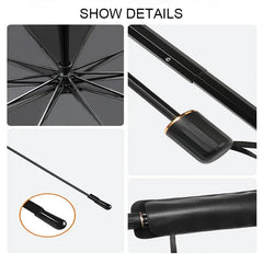 Car Windshield Sun Shade, Foldable Umbrella Sunshade/Cover for Most Cars Reflective Sunshade for Car Front Windshield