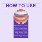 Purple Teeth Whitening Strips Brighten Tooth Remove Plaque Stain Cleaning Oral Hygiene Reduce Sensitivity Bleaching Dental Tools